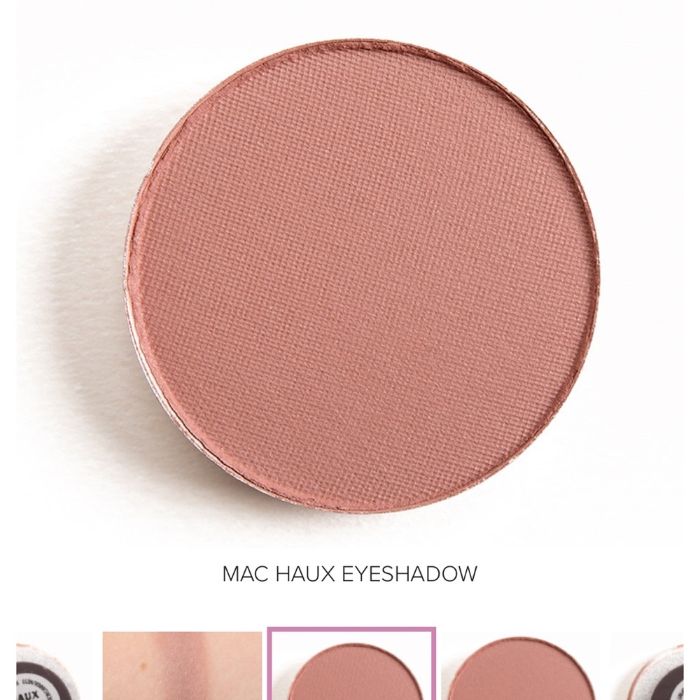 MAC Cosmetics warm toned mauve Eyeshadow Matte Finish in Haux
